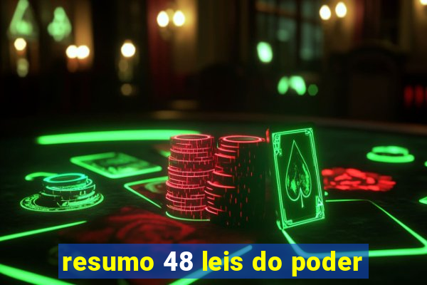 resumo 48 leis do poder